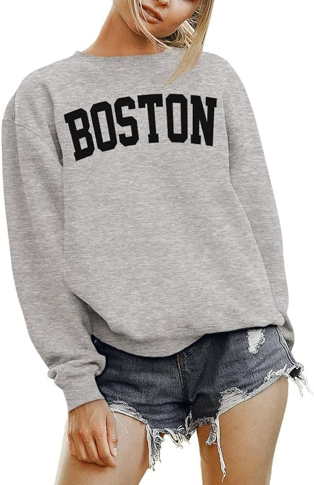 Boston Collegiate Style Sweatshirt Unisex | Amazon (US)
