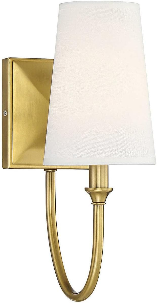Savoy House 9-2542-1-322 Cameron Warm Brass 1 Light Sconce (5" W x 13" H) | Amazon (US)