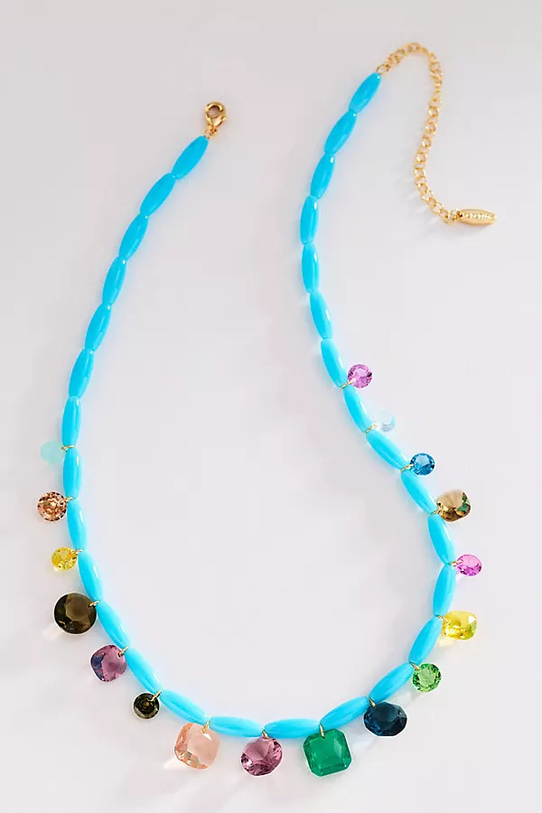 Multi-Stone Beaded Necklace | Anthropologie (US)