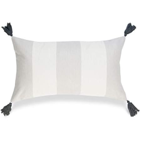 Hofdeco Beach Coastal Indoor Outdoor Pillow Cover ONLY, Water Resistant for Patio Lounge Sofa, Taupe | Amazon (US)