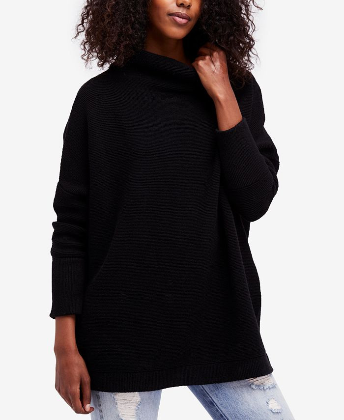 Free People Ottoman Ribbed Tunic Sweater & Reviews - Sweaters - Women - Macy's | Macys (US)