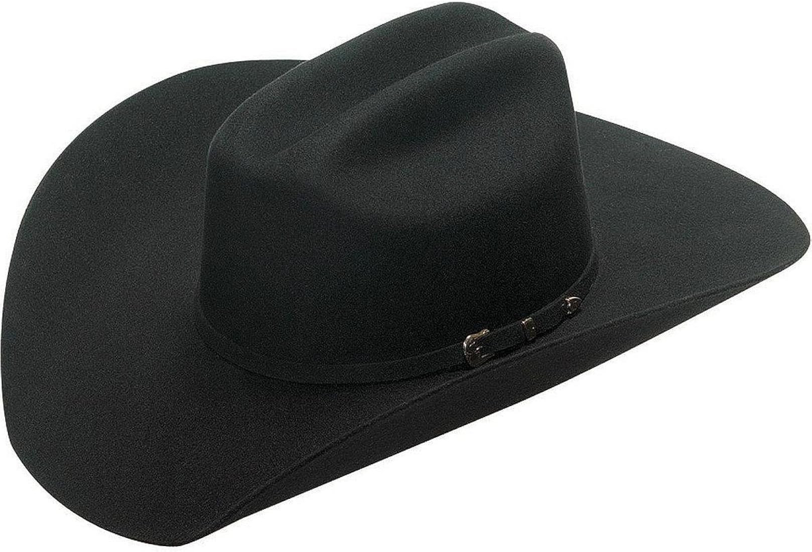 Twister Western Cowboy Hat Adult Wool Santa Fe 7 1/2 Black T7525001 | Amazon (US)