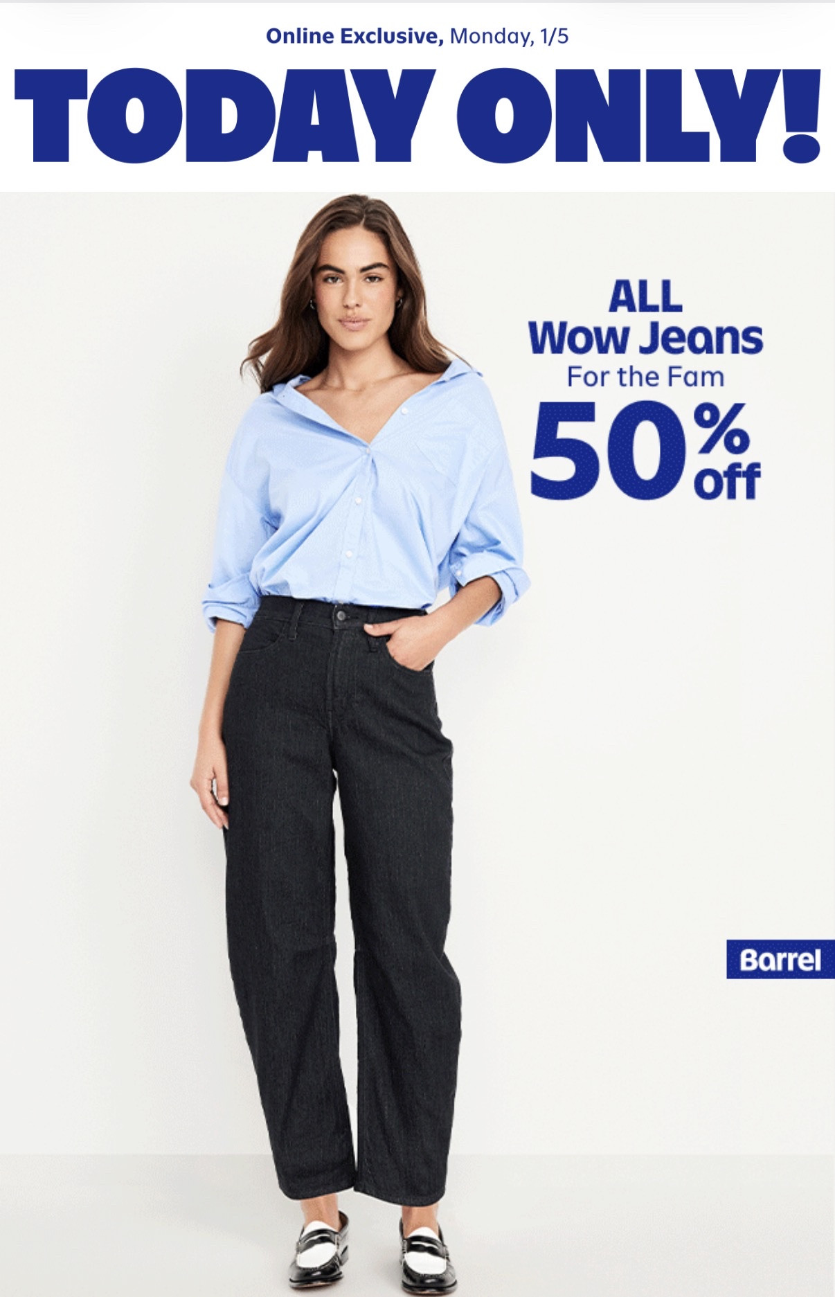 They’re backkk 👖🔥
50% OFF jeans at Old Navy is officially live — the perfect time to refresh your denim lineup with everyday staples that actually fit and feel good.
I linked all my favorite Old Navy jeans on LTK so you can shop before sizes sell out.

#oldnavy #oldnavyjeans #jeanssale #denimdeals #wardrobebasics #LTKfashion #LTKfinds #LTKsale #shoppingfavorites #onlineshopping #denimstyle #ShoppingWithPriiincesss #Atlantamom #AtlantaCreator #Atlantacontentcreators

#LTKootd #LTKSaleAlert #LTKMidsize