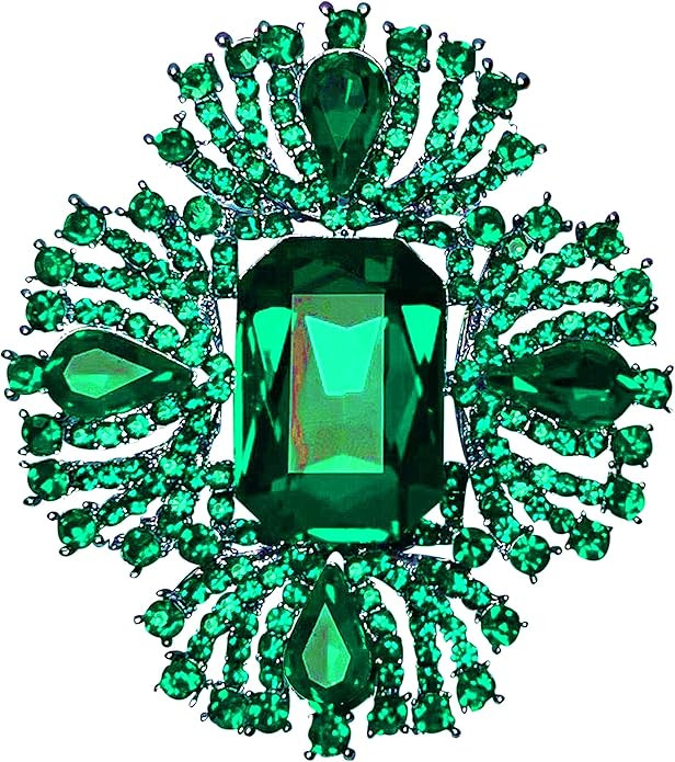 elegant retro vintage Austrian crystal rhinestone Cross flower brooch pins for women fashion for ... | Amazon (US)