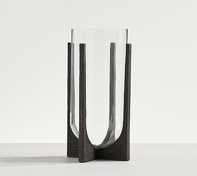 Mesa Cast Iron Hurricanes, Black, Large | Pottery Barn (US)