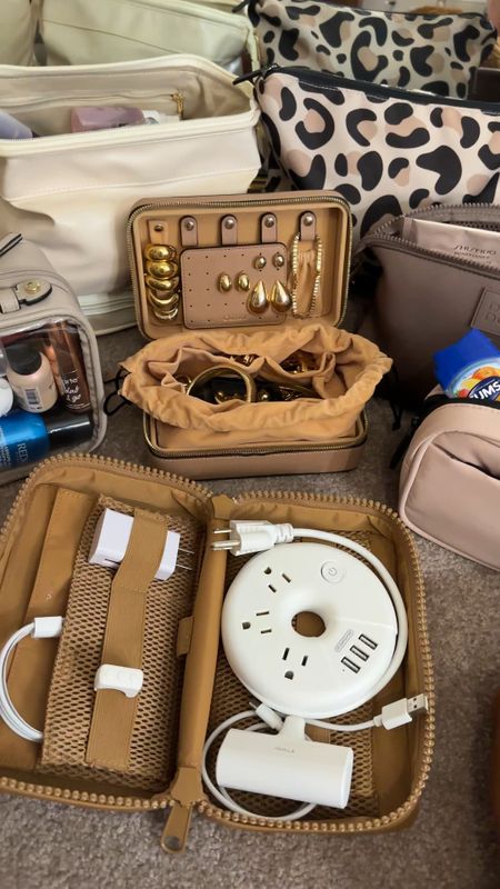 Some of my favorite luggage pieces that make traveling so much easier and fun!😋

Travel jewelry case
Travel tech case
Packing cubes 
Cosmetic bags 
Cosmetic case 
Makeup travel case 
Toiletry bag 
Carry on backpack 
Medication bag 

Beis, Calpak, Amazon, Dagne Dover

#LTKU #LTKtravel #LTKfamily