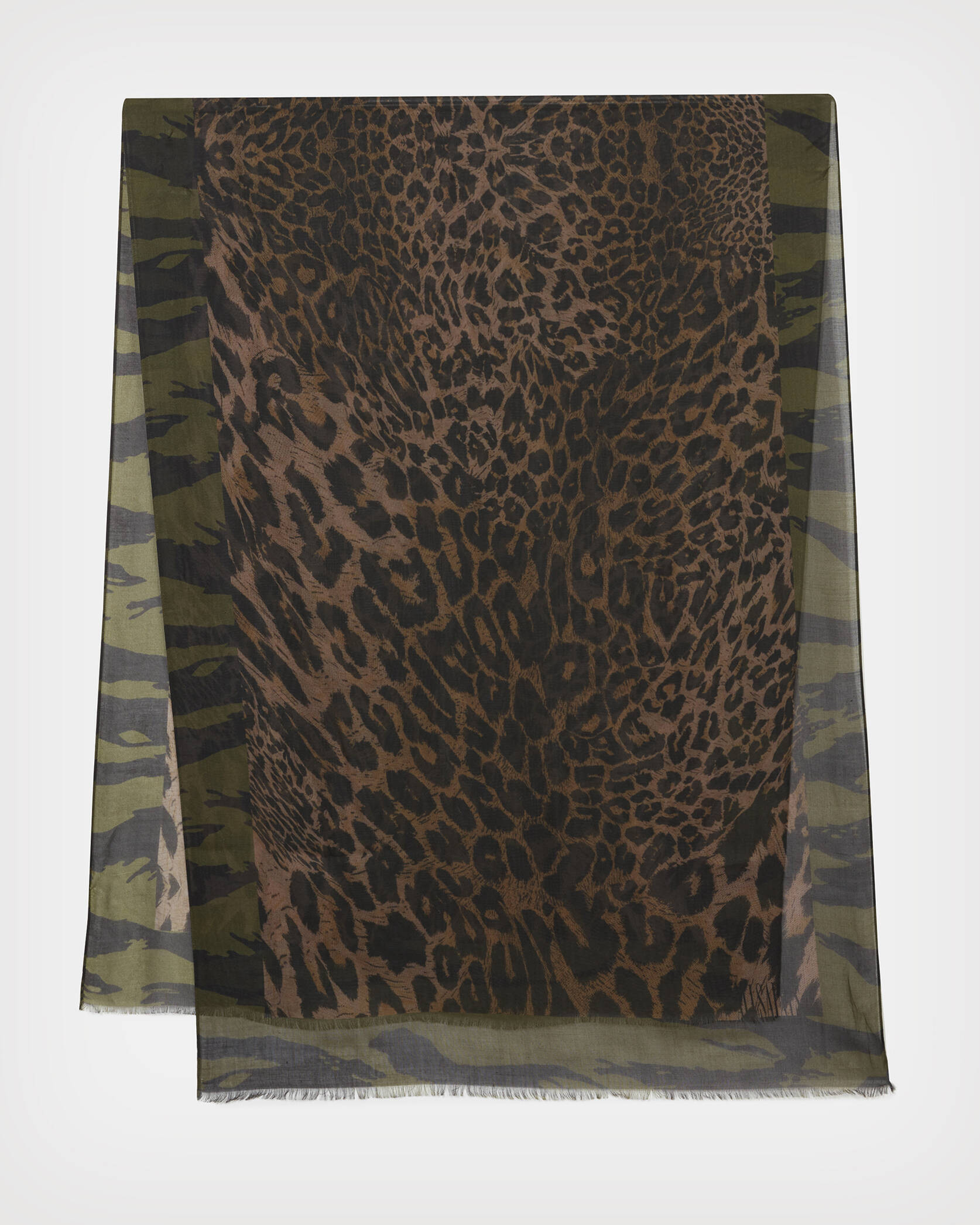 Kiku Oblong Scarf | AllSaints UK