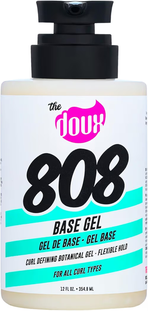 The Doux 808 Base Curl Defining Gel for Natural Hair – Medium Hold Styling Gel with Honey, Aloe... | Amazon (US)