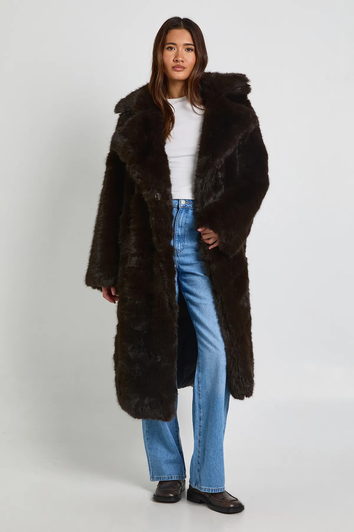 Jackets & Coats | Premium Faux Fur Maxi Jacket | boohoo | boohoo (US & Canada)