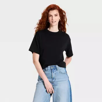 Women's Henley Tank Top - Universal Thread™ Black XS | Target