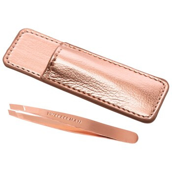 Mini Rose Gold Slant Tweezer | Sephora (US)