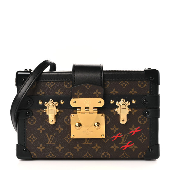 LOUIS VUITTON Monogram Petite Malle Black | FASHIONPHILE (US)