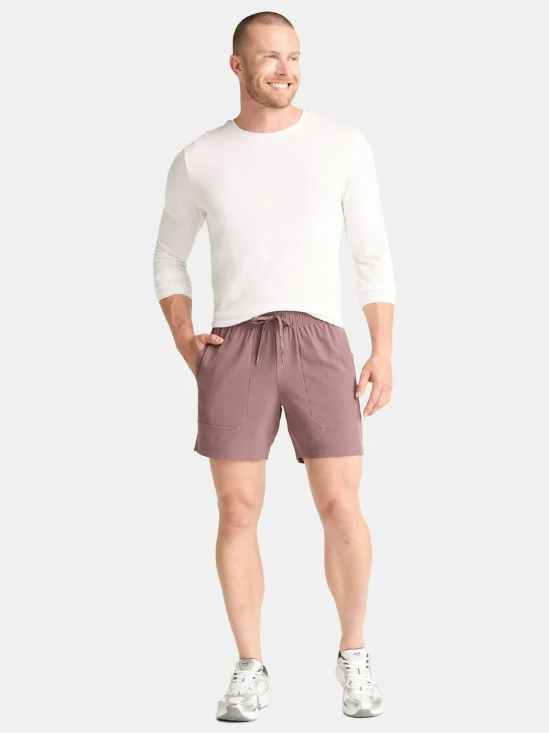Athletic Works Men's and Big Men's Ripstop Shorts, 7" Inseam, Sizes S-3XL | Walmart (US)