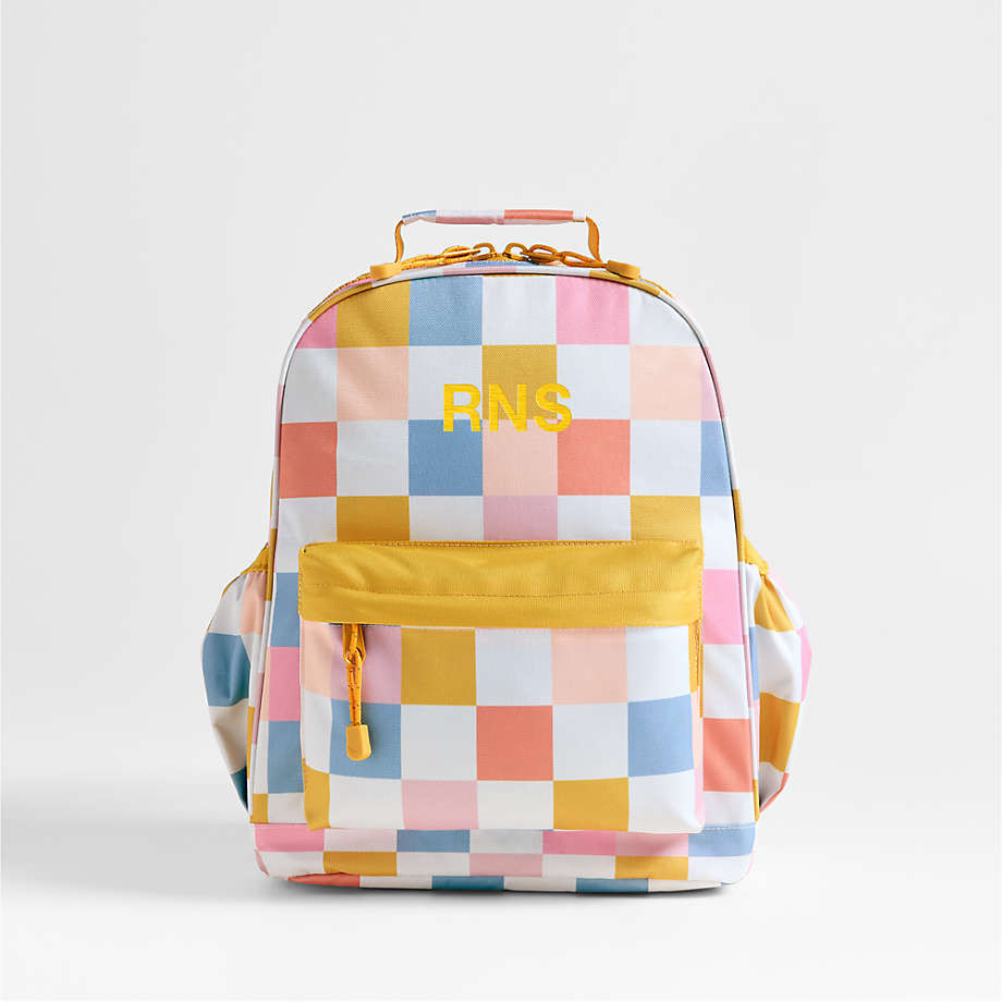 Dreamer Retro Hopscotch Medium Kids Backpack with Side Pockets | Crate & Kids | Crate & Barrel