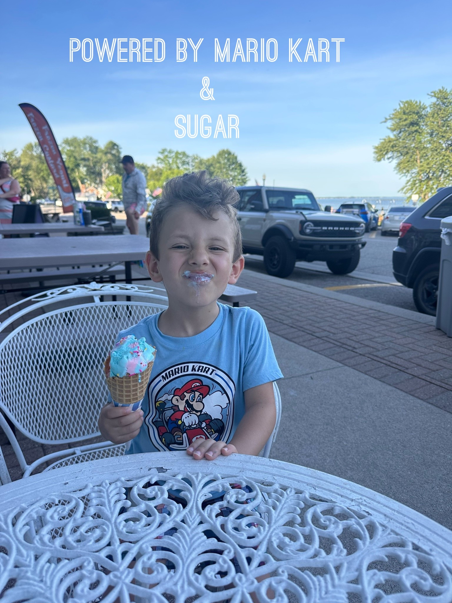 🎮 The shirt he reaches for every single time. 🍦

If there’s ice cream involved and a Mario Kart shirt clean in the drawer, this kid is living his best life. 💙

Linking his favorite Mario Kart tee because it’s survived playgrounds, ice cream drips, and countless races around the house. 😂

#LTKKids #MarioKart #BoyMomLife #SummerStyle #KidsFashion #LTKFamily #BoyMomMoments #NintendoKids #SummerMemories