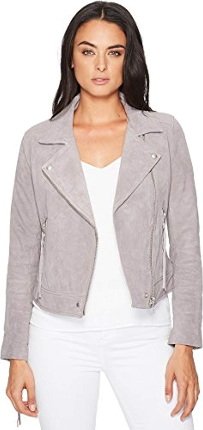 [BLANKNYC] Blank NYC Womens Suede Moto Jacket w/Fringe | Amazon (US)