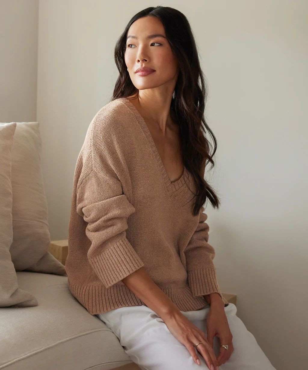 Linen Dylan Sweater | Jenni Kayne