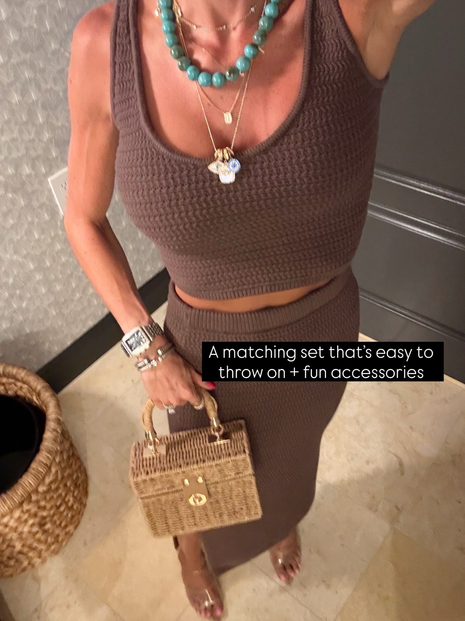 Brown crochet matching set selling out fast wearing xxs also linking my set from last year 
Vacation outfit

#LTKPetite #LTKSaleAlert #LTKSeasonal