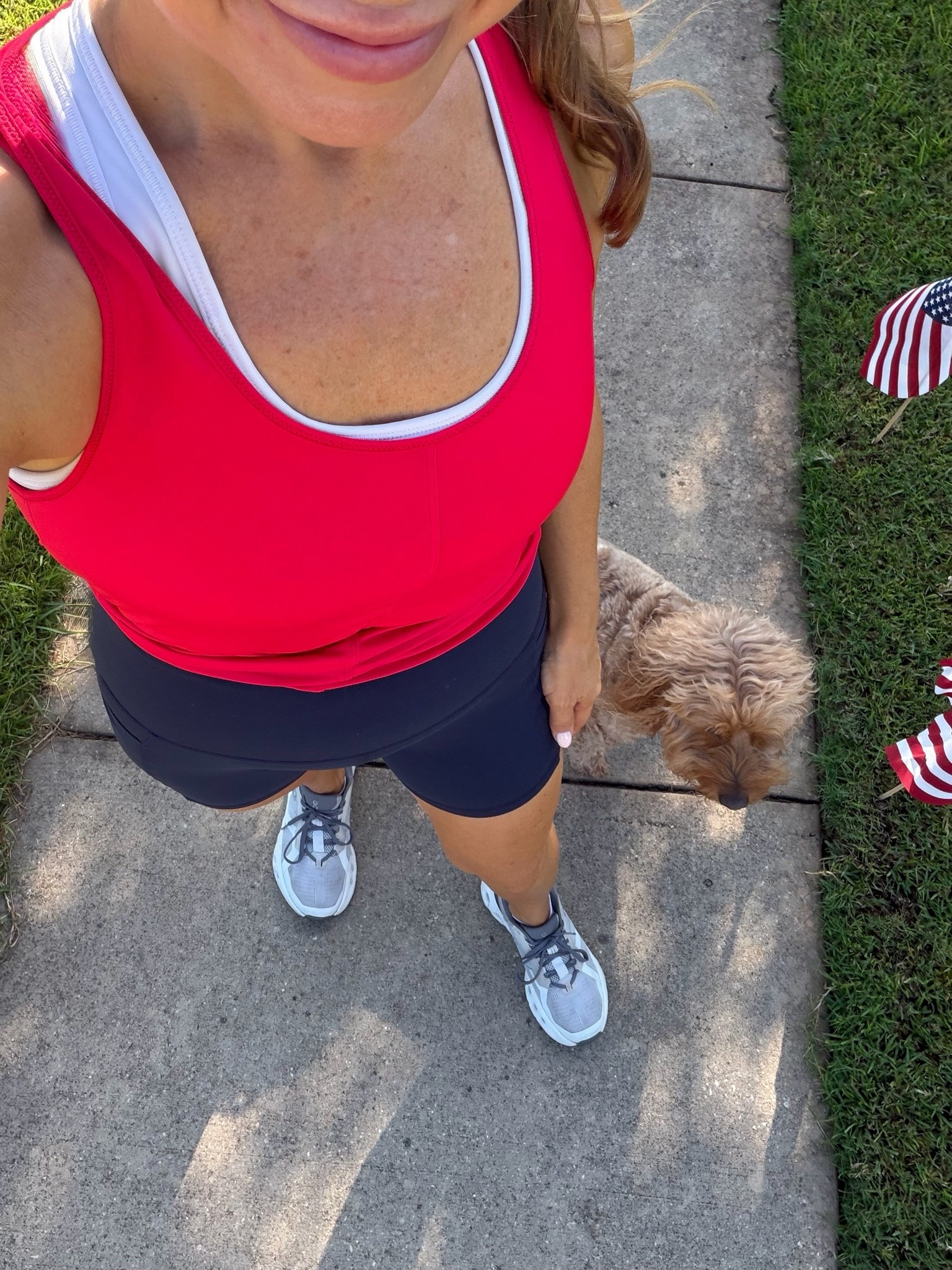 Morning run gear 🇺🇸

#LTKmorningroutine #LTKActive #LTKSeasonal
