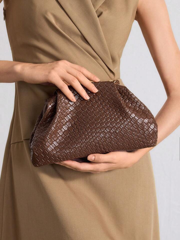 MOTF PREMIUM WOMEN PU LEATHER SOLID TEXTURED CLUTCH, VALENTINES, BAG FOR WOMEN ELEGANT, LUXURY | SHEIN