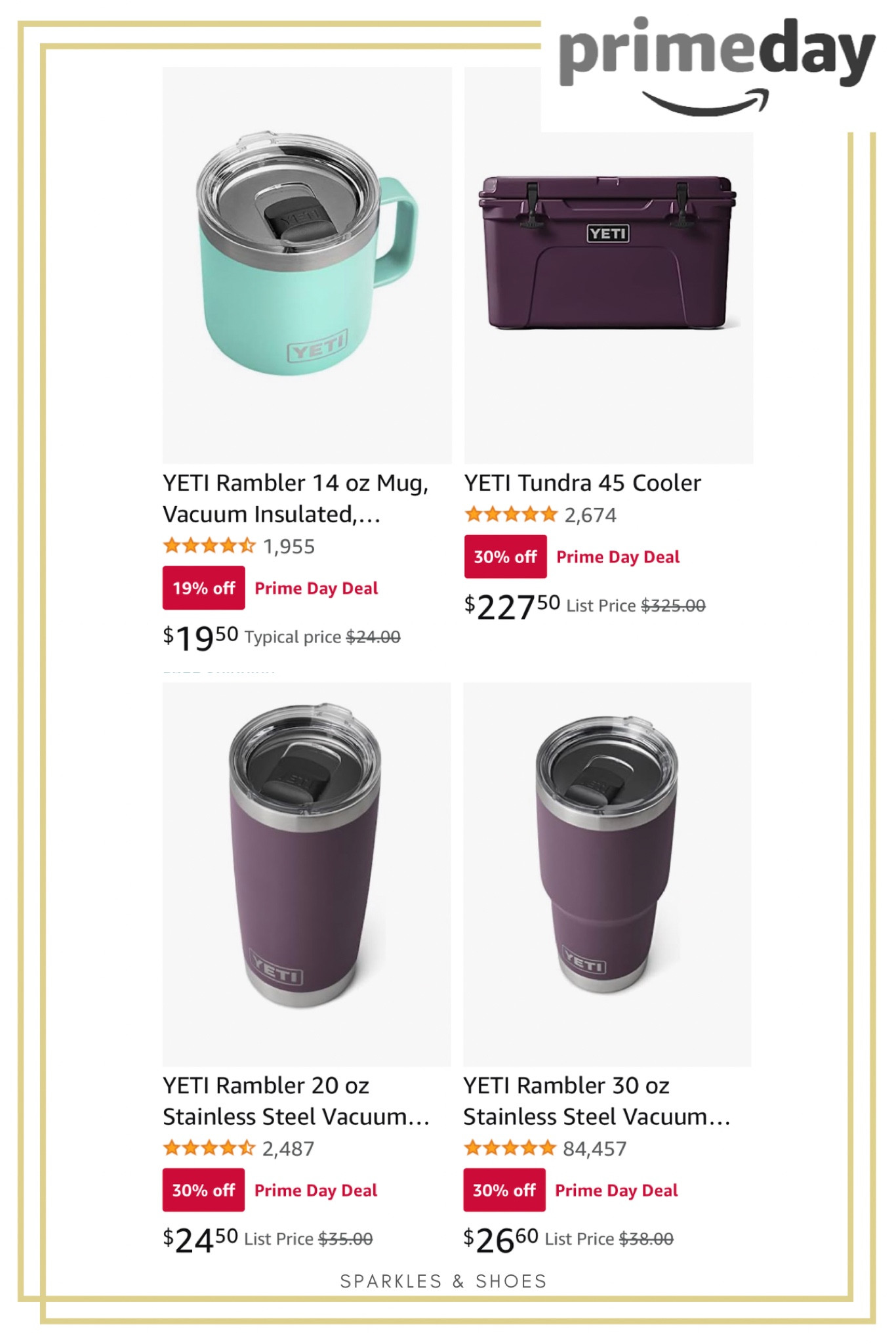 Happy #PrimeDay!  These are the some of my favorite #Yeti finds that are included in the big sale this year!  #amazonprime

#LTKFind #LTKxPrimeDay #LTKunder50