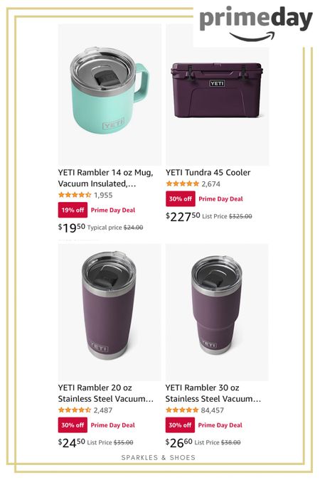 Happy #PrimeDay!  These are the some of my favorite #Yeti finds that are included in the big sale this year!  #amazonprime

#LTKFind #LTKxPrimeDay #LTKunder50