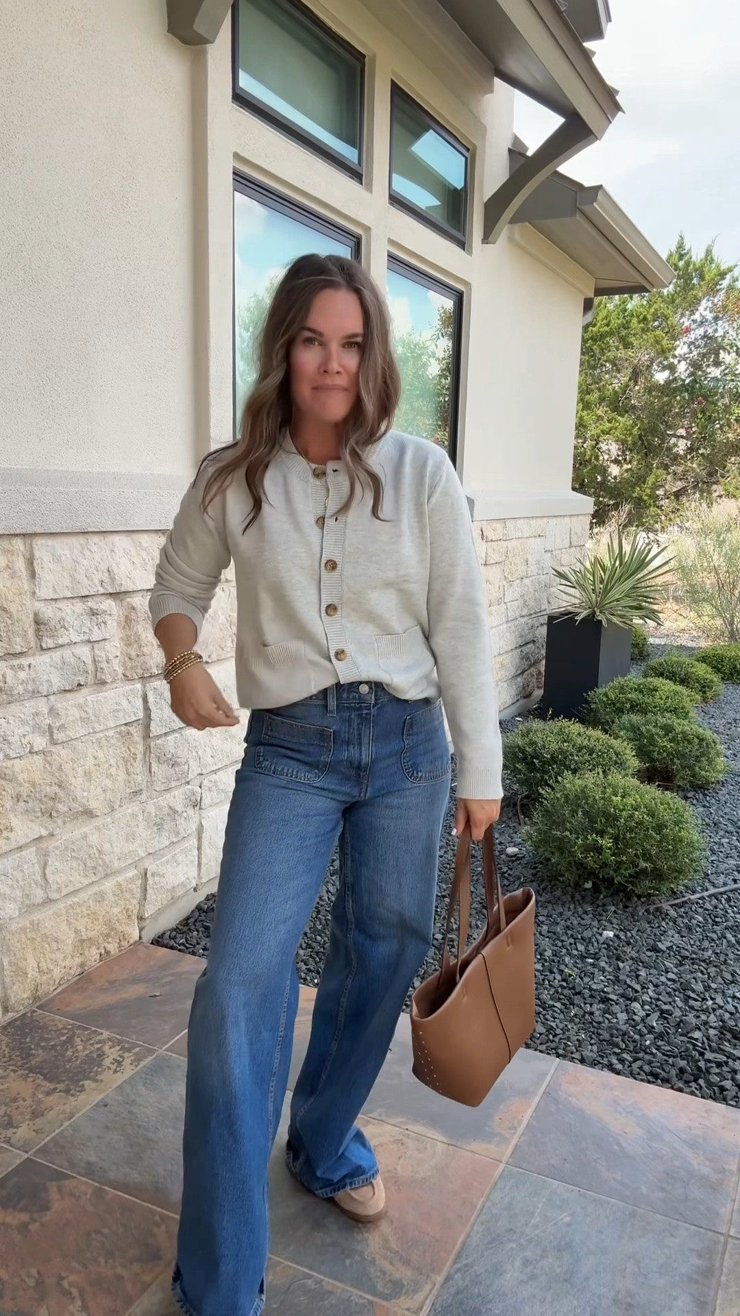 A cozy sweater, denim, and a tote bag will always be my favorite everyday outfit formula! 👏

#LTKgrwm #LTKootd #LTKSeasonal