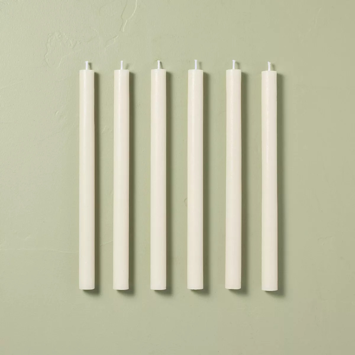 12" Taper Candle Cream (Set of 6) - Hearth & Hand™ with Magnolia | Target
