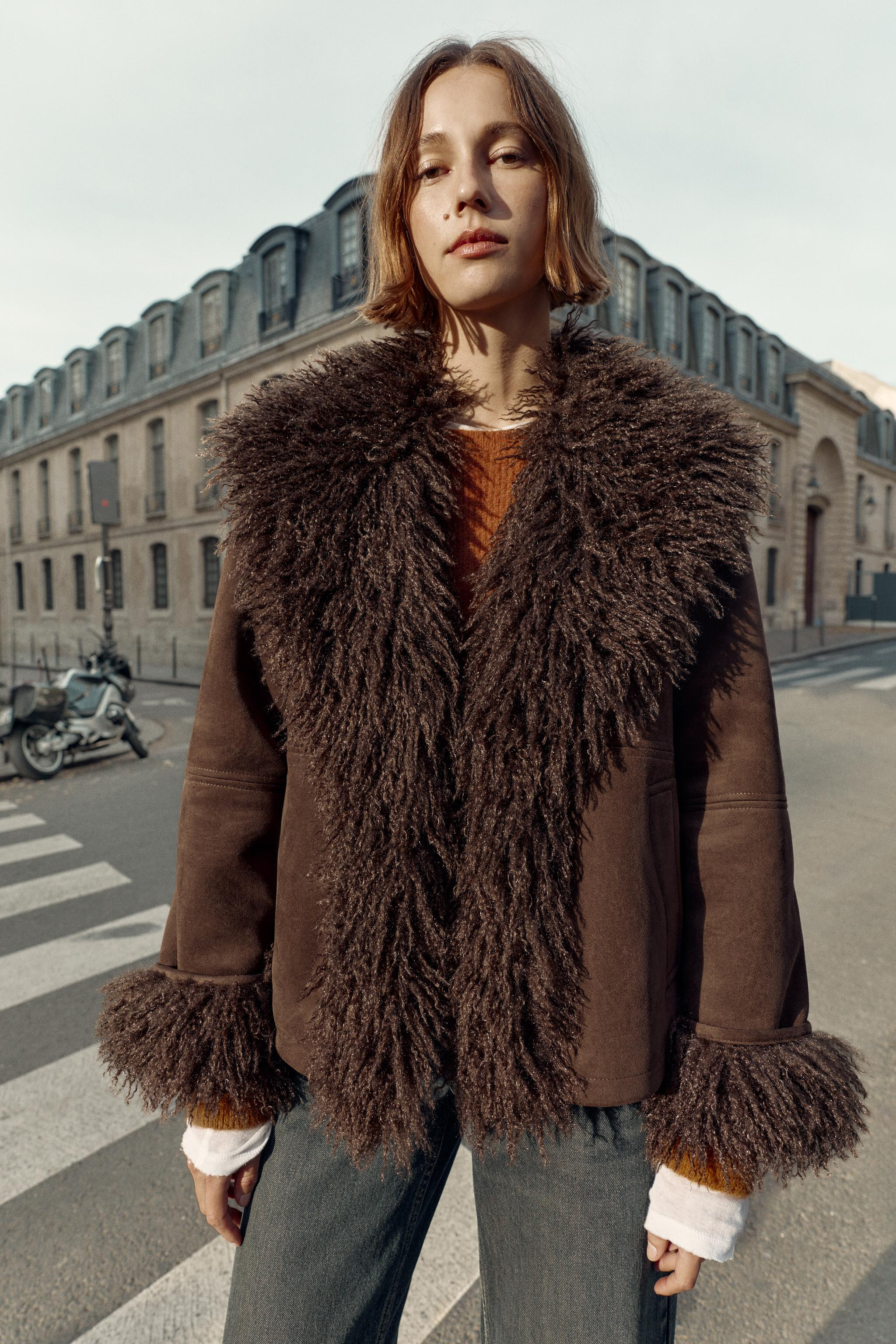 DOUBLE-FACED FAUX FUR JACKET | Zara US