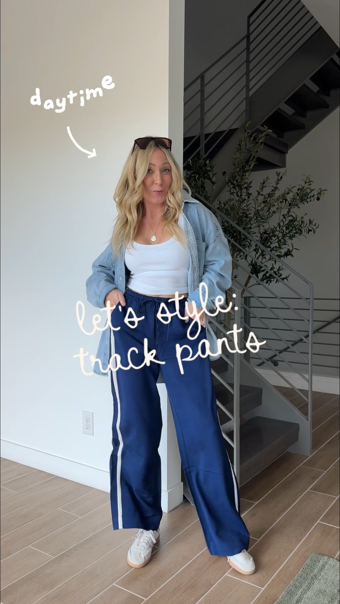 Target track pants from day to night!! Love these for the price- I’m wearing size small long and I’m 5’6”! Everything else I’m wearing runs tts! 

#LTKdayinmylife #LTKgrwm #LTKootd