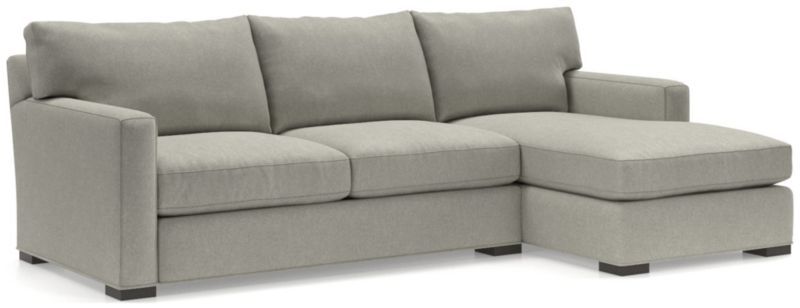 Axis II 2-Piece Sectional Sofa + Reviews | Crate and Barrel | Crate & Barrel