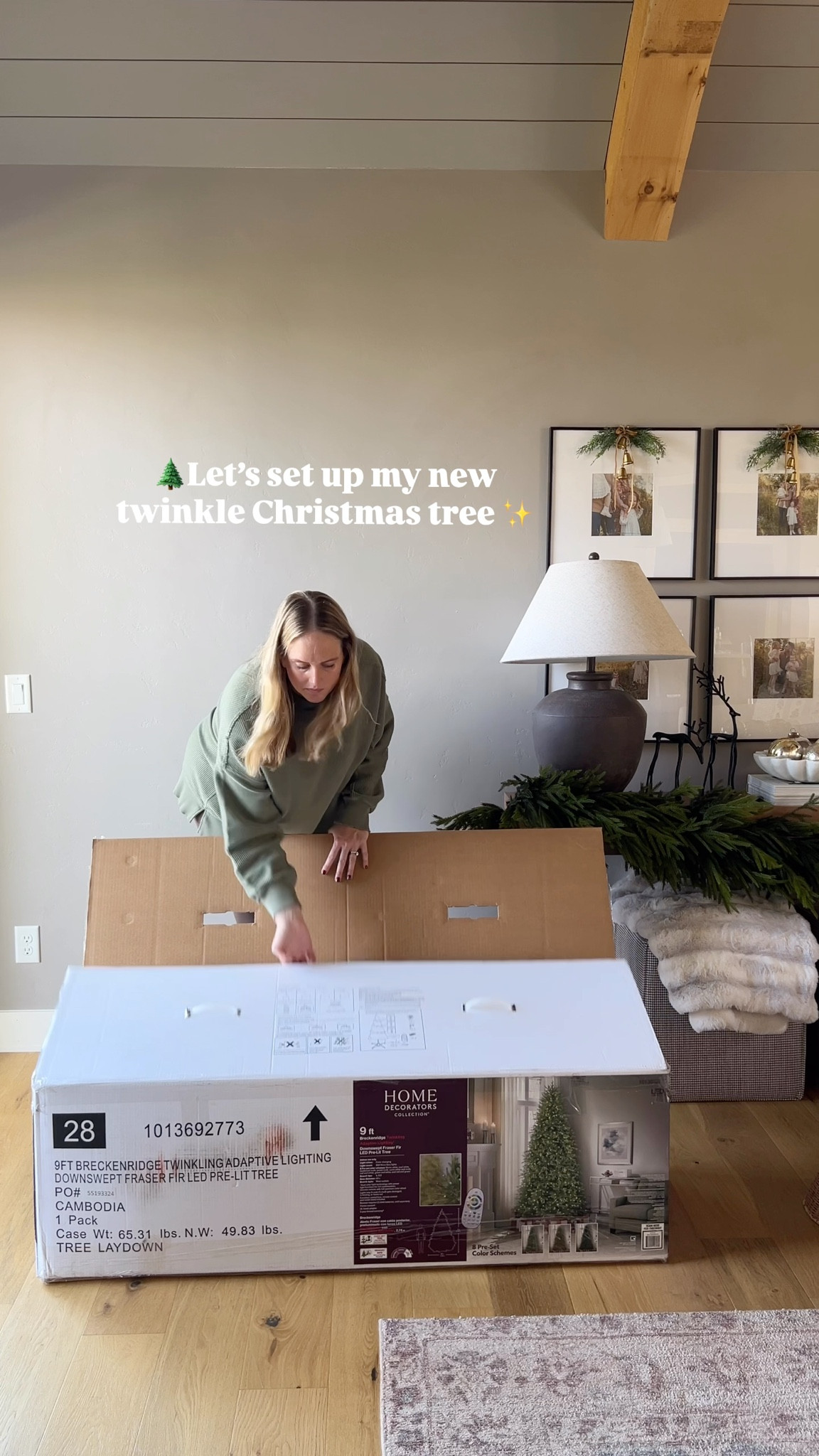 My new twinkle Christmas tree! This is the cousin of the viral one and I absolutely love it 😍

#LTKStyleTip #LTKHome #LTKSeasonal