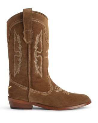 Zadig & Voltaire Women's Tex Almond Toe Western Boots  | Bloomingdale's Shoes | Bloomingdale's (US)