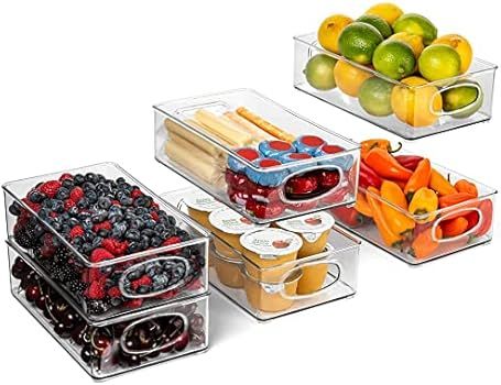 ClearSpace Plastic Pantry Organization and Storage Bins – Perfect Kitchen Organization or Bathroom S | Amazon (US)
