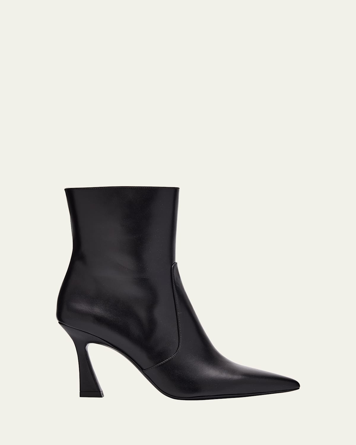 85mm Vinnie Leather Zip Booties | Bergdorf Goodman