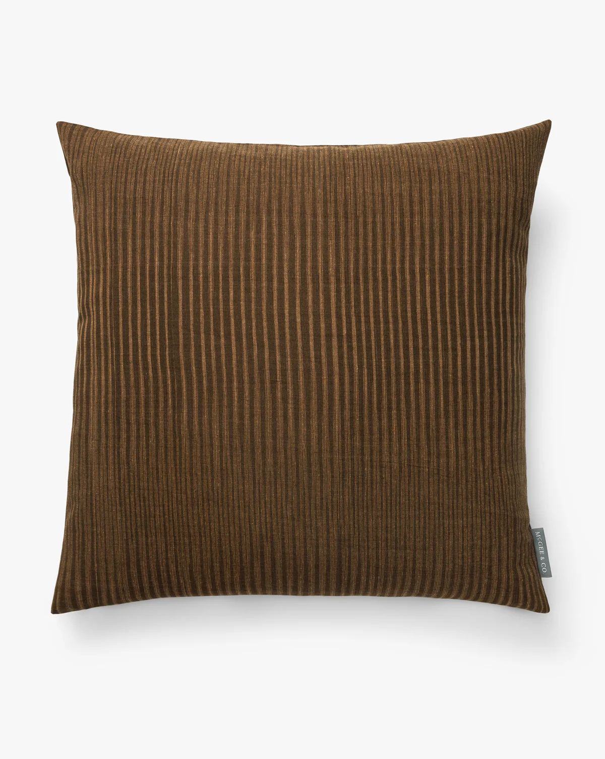 Vintage Brown on Brown Stripe Pillow Cover | McGee & Co. (US)