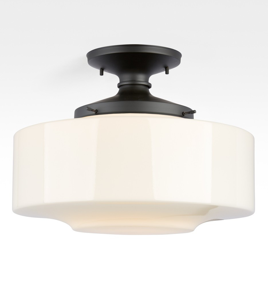 Eastmoreland 8" Fitter LED Semi Flush
 | Rejuvenation | Rejuvenation