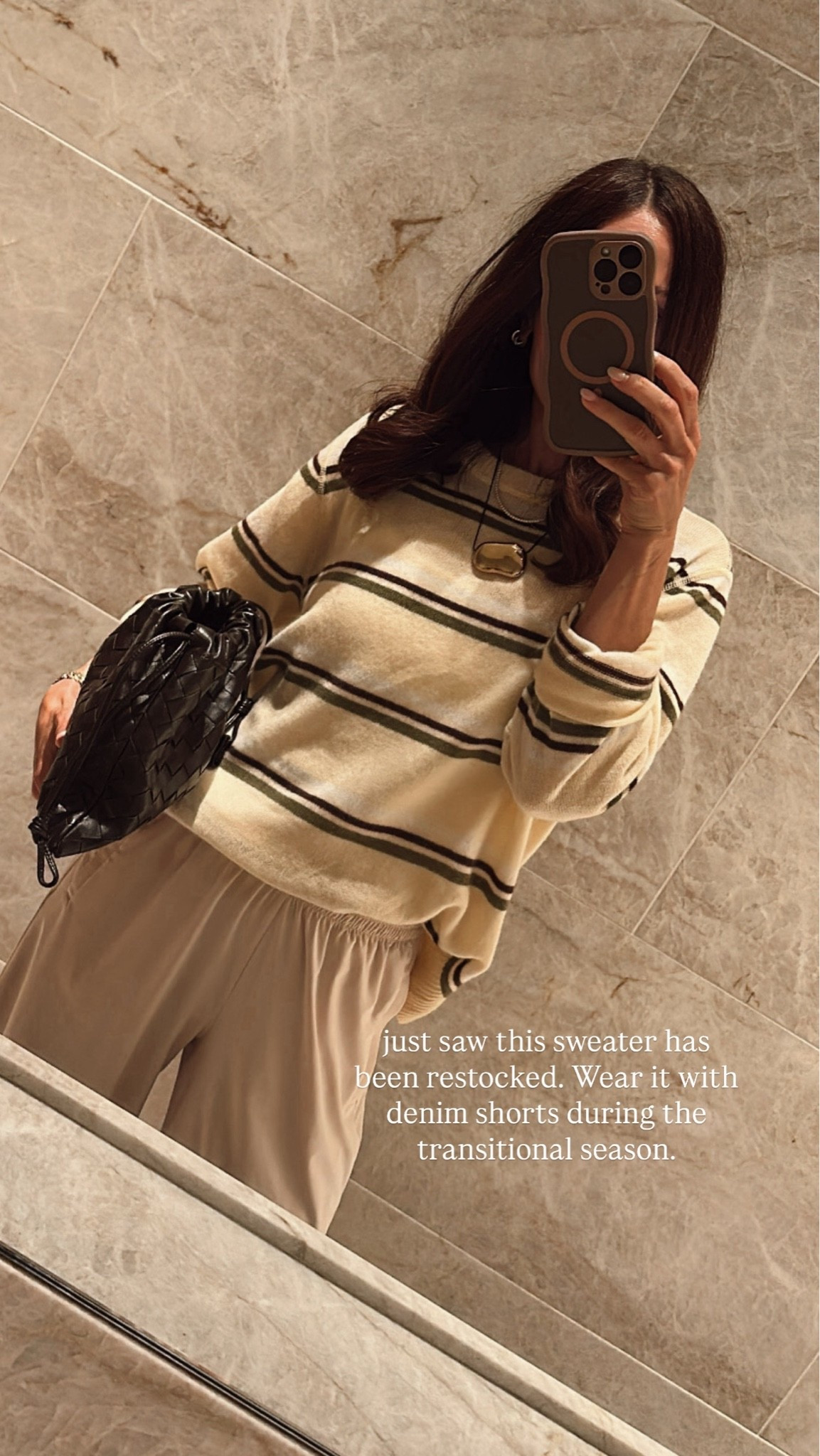 Runs true to size and a good lightweight  cashmere sweater.

#LTKOver40
