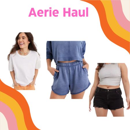 Aerie Haul- I have high hopes for these black denim shorts as perfect mom shorts since they have an elastic waist!- Melissa

#LTKFind #LTKSeasonal #LTKunder50
