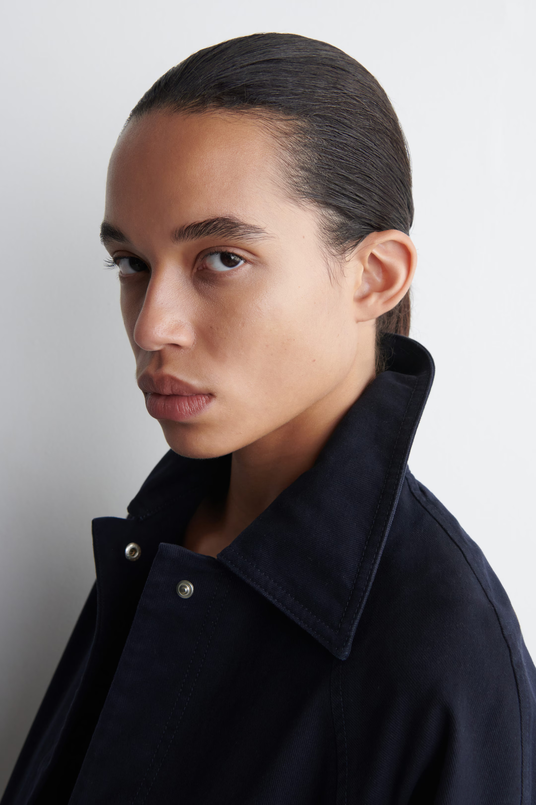 COTTON UTILITY JACKET - NAVY | COS | COS UK