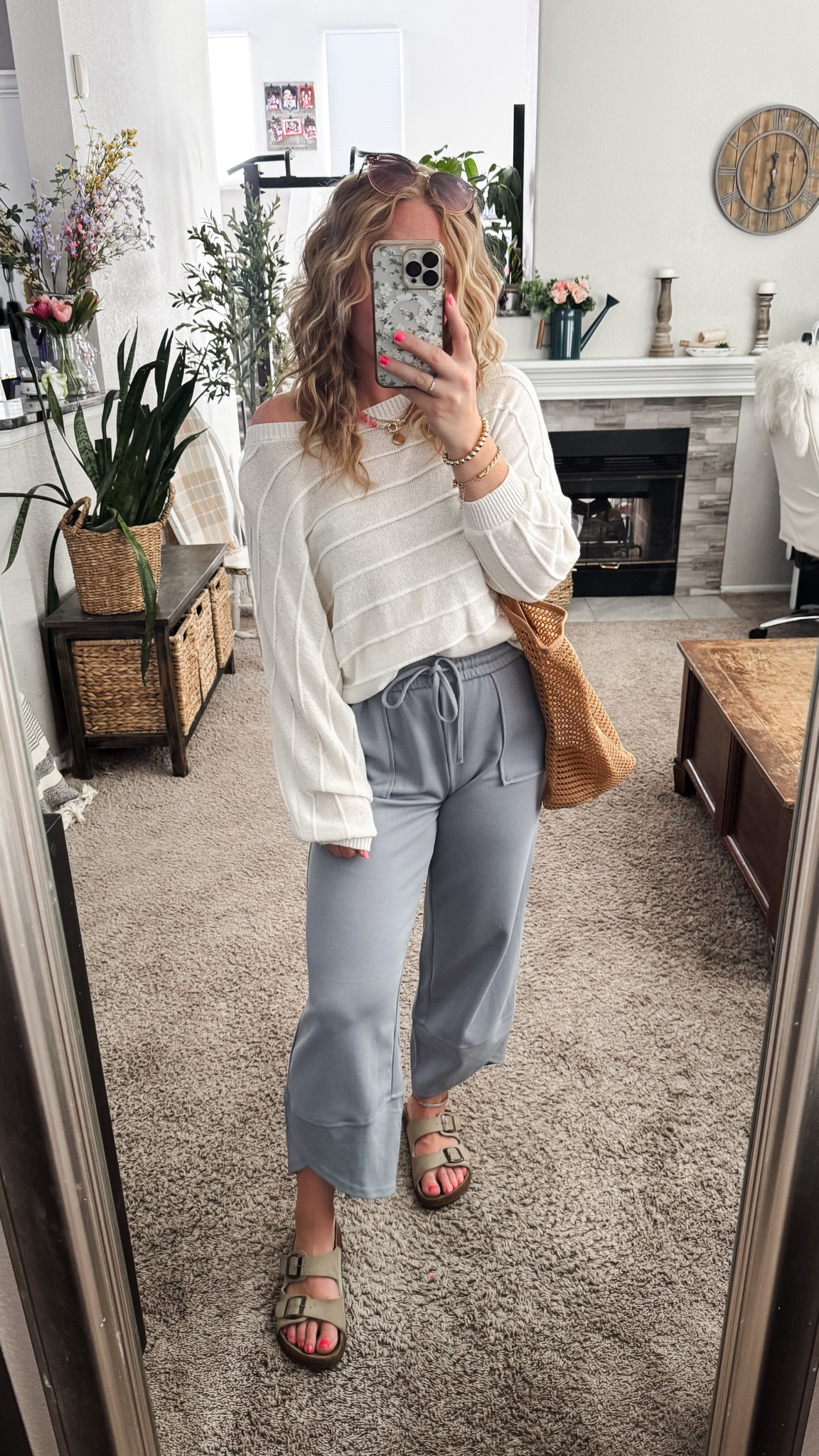 Spring outfit idea from amaozn — light blue lightweight sweatpants, white lightweight top, and Birkenstock look for less sandals (i went up half a size)





Amazon outfits every outfit inspo, outfit ideas, casual outfits amazon, amazon outfits every day, spring outfits 2026, summer outfits

#LTKSaleAlert #LTKPetite #LTKootd