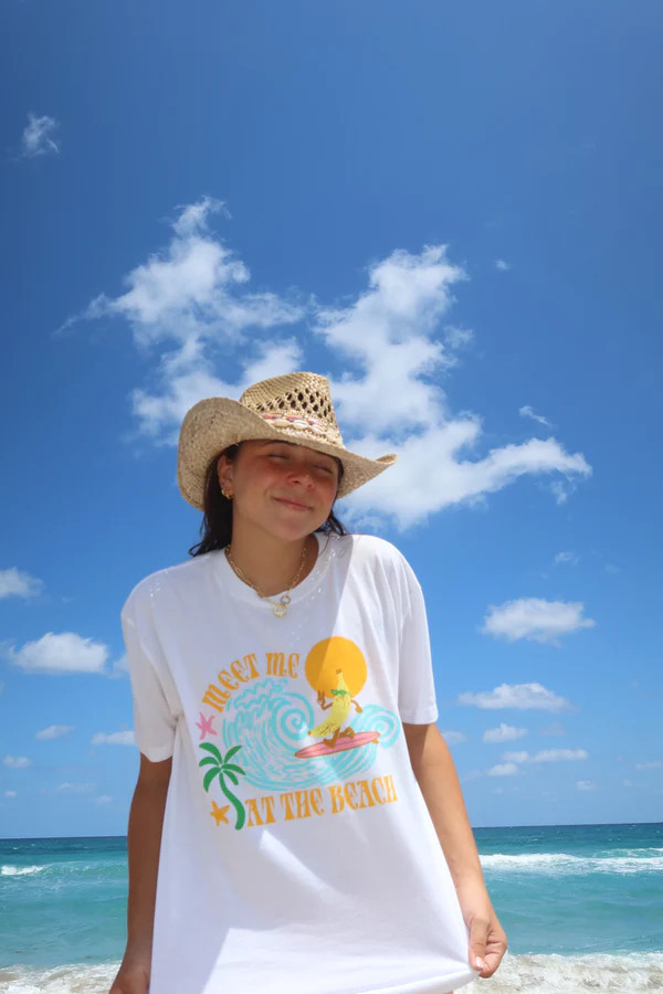 Surfing Banana Tee | Grey Bandit