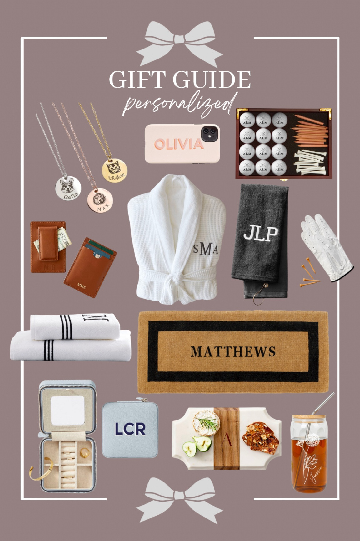 Gift guide, personalized gifts, Christmas gifts, holiday gifts, gifts for her, gifts for him

#LTKSeasonal #LTKHoliday #LTKhome