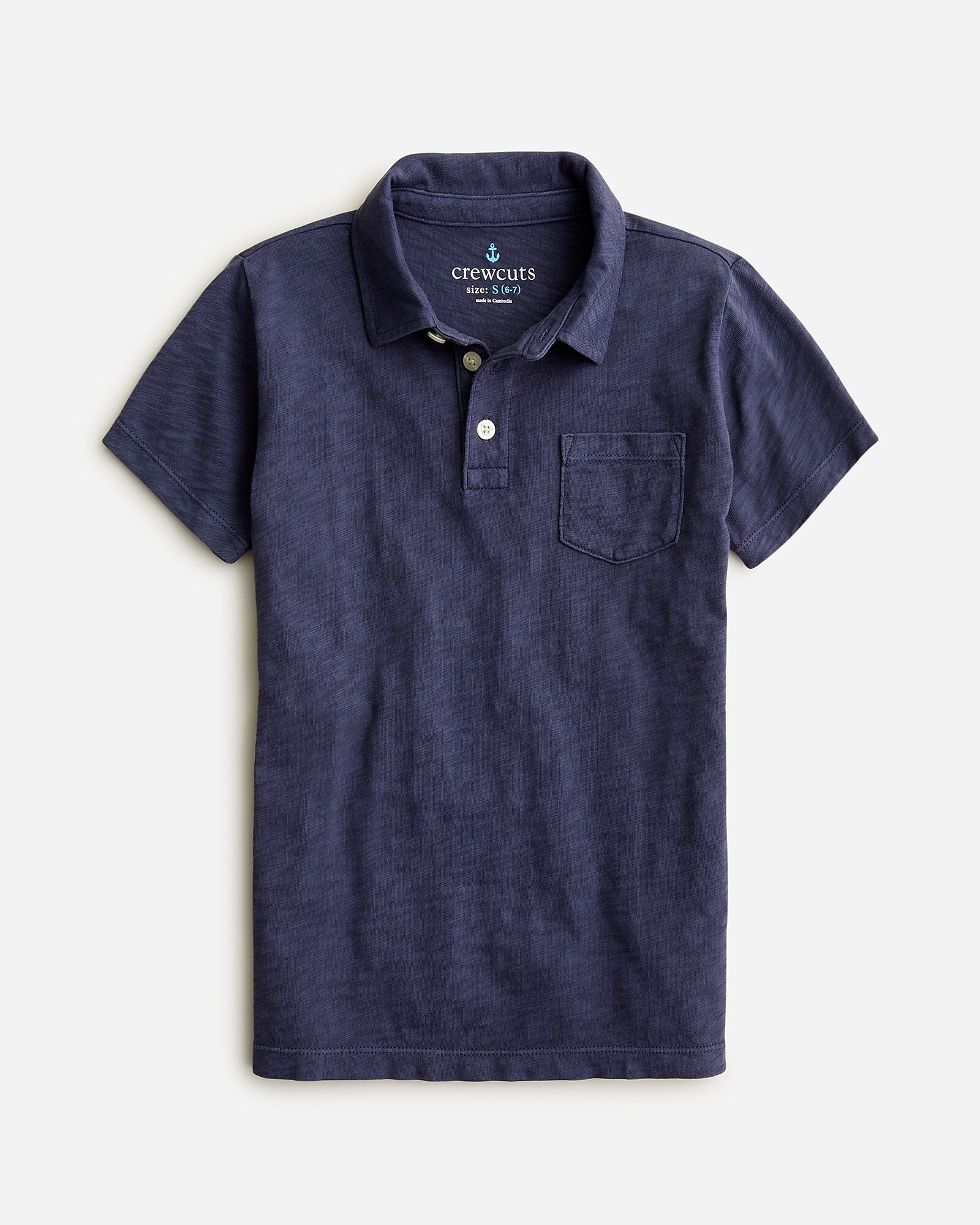 Kids' short-sleeve garment-dyed polo shirt | J. Crew US