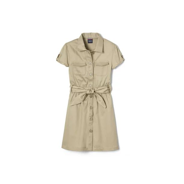 FRENCH TOAST - French Toast Girls School Uniform Short Sleeve Safari Dress, Sizes 4-14 - Walmart.... | Walmart (US)