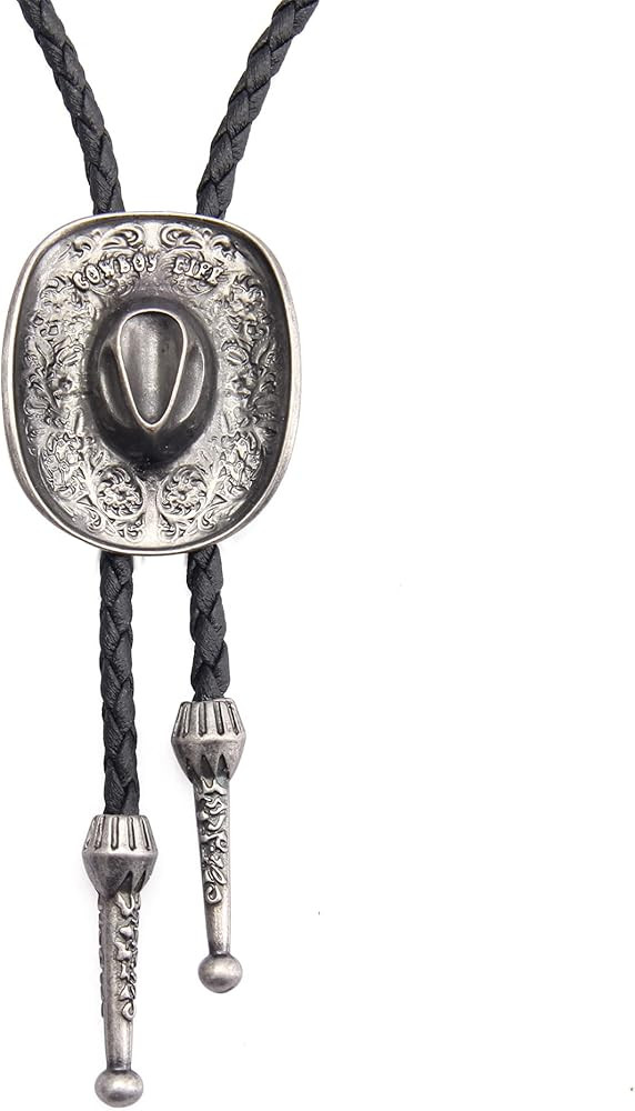 GelConnie Native American Bolo Tie Rodeo Cowboy Leather Necktie Western Necklace Costume Accessor... | Amazon (US)