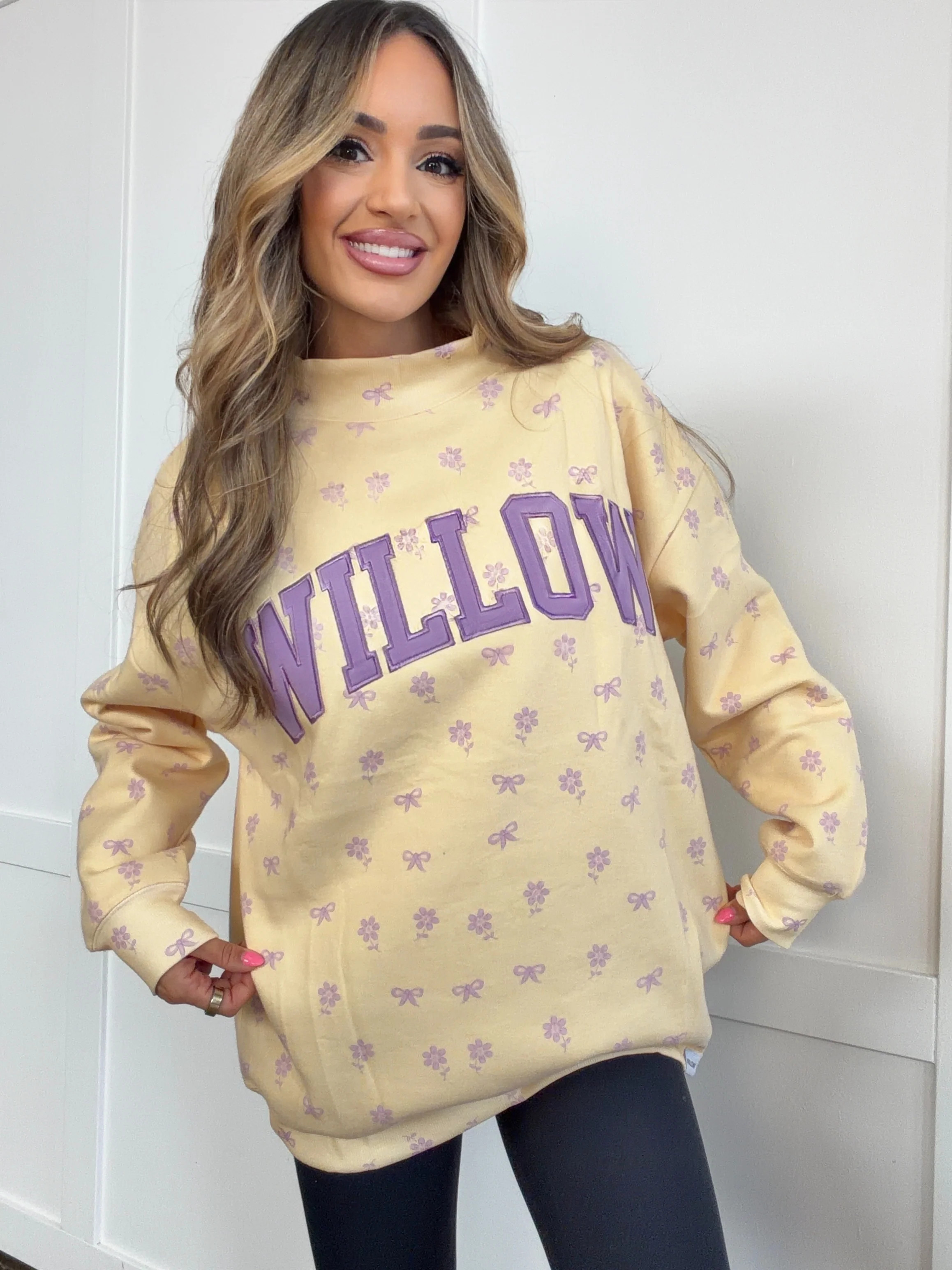 Tilly WILLOW Oversized Mockneck Crew | Willow Boutique