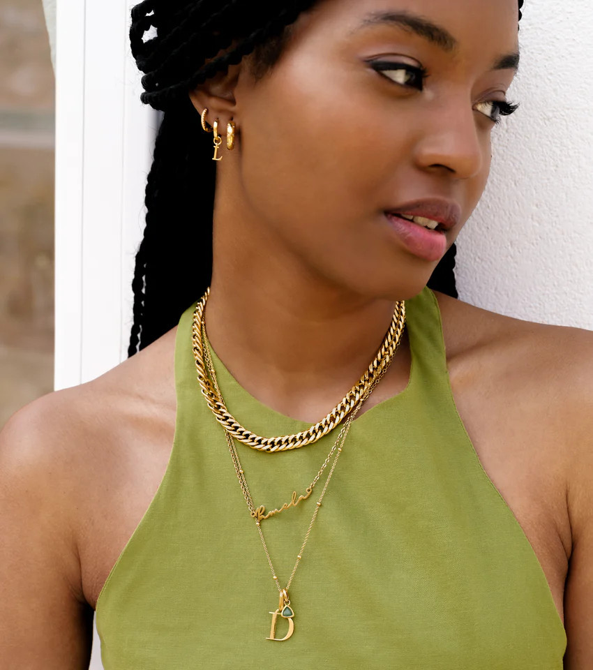 Signature Name Necklace (Gold) | Abbott Lyon