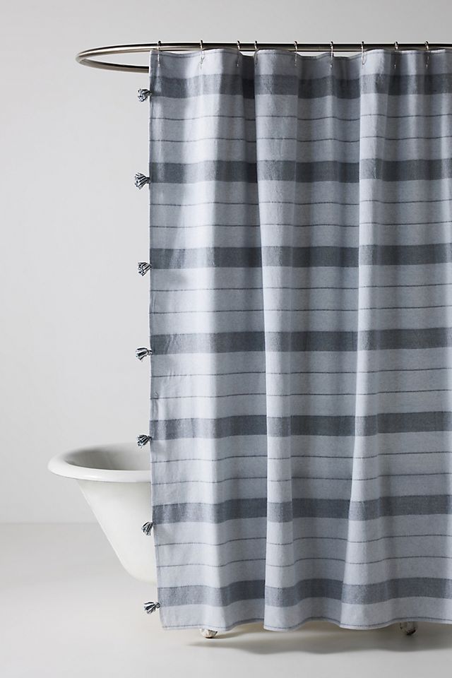 Woven Indie Shower Curtain | Anthropologie (US)