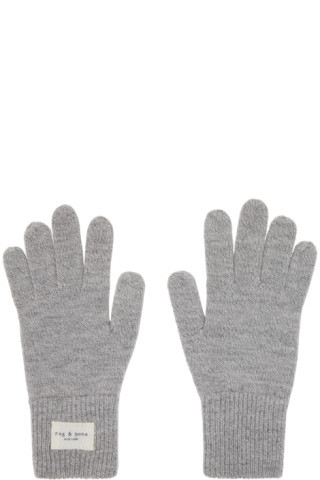 rag & bone - Gray Addison Gloves | SSENSE